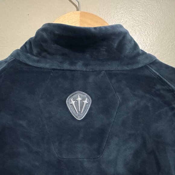 Nike x NOCTA Swarovski Velour Track Jacket Armory Navy DV3734-454 Men Size M NEW - Picture 7 of 16